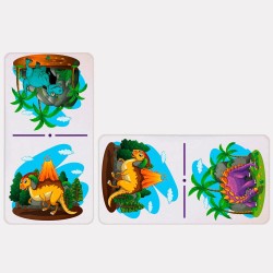 Dominó Ilustrado Dinosaurios